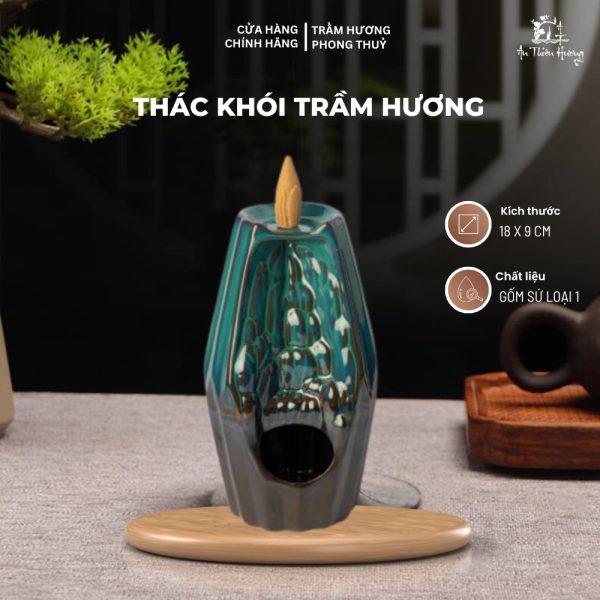 Thác Khói Trầm Hương Hình Trụ