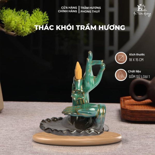 Bạn có thể đặt nó trong góc phòng, trên bàn làm việc, hoặc bất kỳ nơi nào mà bạn muốn tạo ra một không gian yên bình.
