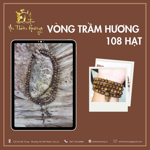 Vòng Trầm Hương 108 hạt
