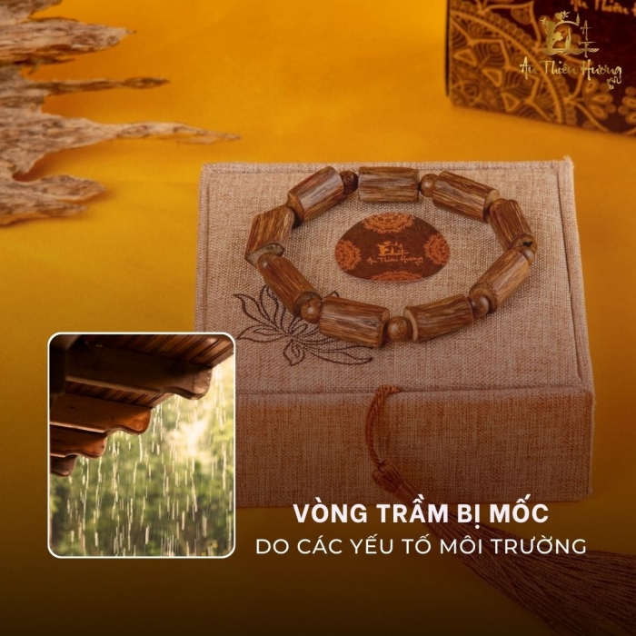 vòng trầm bị mốc