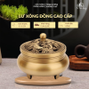 Lư Đồng Xông Trầm Hương Mẫu Rồng Phụng
