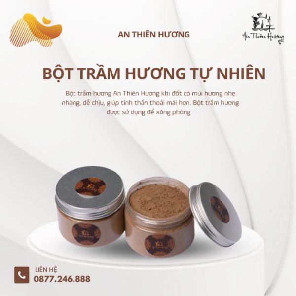 Bột Trầm Hương Cao Cấp - An Thiên Hương 3 bột trầm hương tự nhiên
